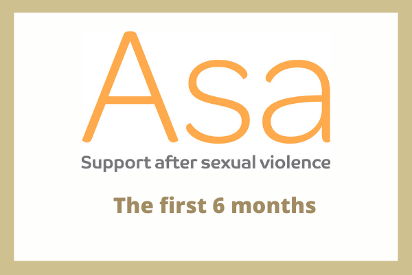 Asa logo with 'The first 6 months' written underneath