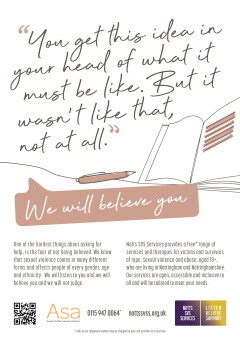 You get this idea in your head... Poster - You get this idea in your head of what it must be like. But it wasn't like that, not at all - with an image of a writing book and pen - click on picture to download poster
